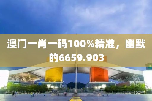 澳门一肖一码100%精准，幽默的6659.903