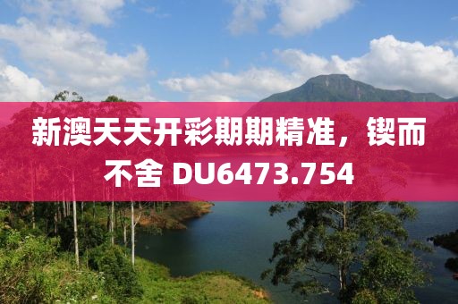 新澳天天开彩期期精准，锲而不舍 DU6473.754