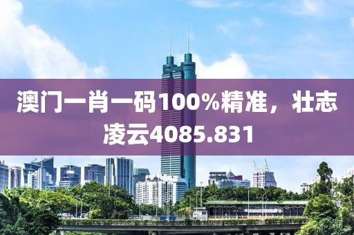 澳门一肖一码100%精准，壮志凌云4085.831