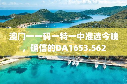 澳门一一码一特一中准选今晚，确信的DA1653.562