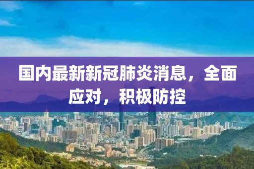 国内最新新冠肺炎消息，全面应对，积极防控