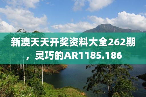 新澳天天开奖资料大全262期，灵巧的AR1185.186