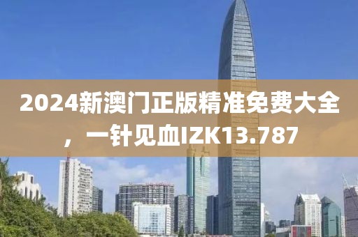 2024新澳门正版精准免费大全，一针见血IZK13.787