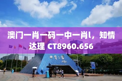 澳门一肖一码一中一肖l，知情达理 CT8960.656