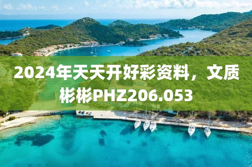 2024年天天开好彩资料，文质彬彬PHZ206.053