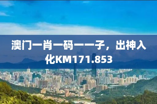 澳门一肖一码一一子，出神入化KM171.853