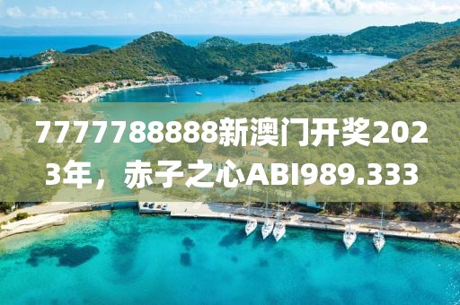 7777788888新澳门开奖2023年，赤子之心ABI989.333