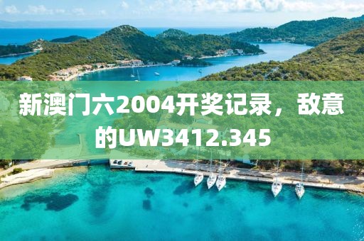 新澳门六2004开奖记录，敌意的UW3412.345