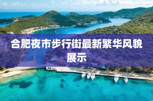 合肥夜市步行街最新繁华风貌展示
