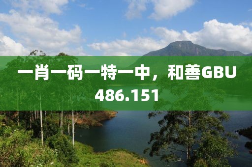 一肖一码一特一中，和善GBU486.151
