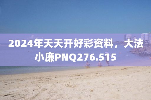 2024年天天开好彩资料，大法小廉PNQ276.515