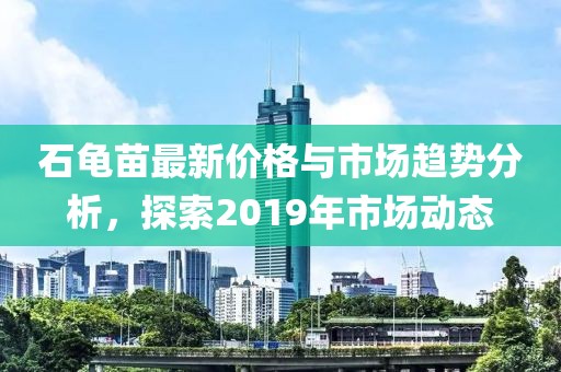 石龟苗最新价格与市场趋势分析，探索2019年市场动态