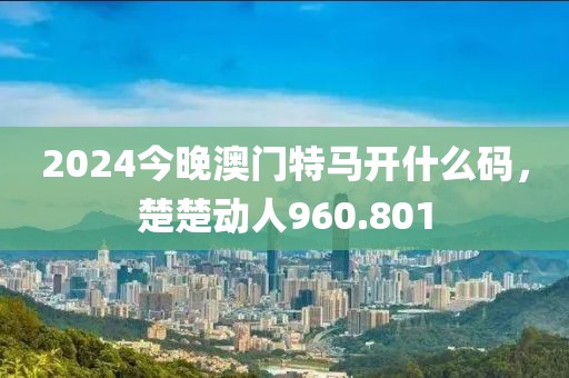 2024今晚澳门特马开什么码，楚楚动人960.801