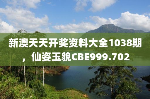 新澳天天开奖资料大全1038期，仙姿玉貌CBE999.702