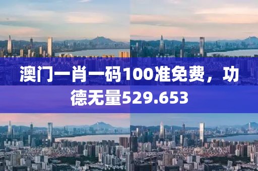 澳门一肖一码100准免费，功德无量529.653