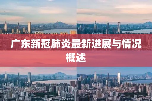 广东新冠肺炎最新进展与情况概述