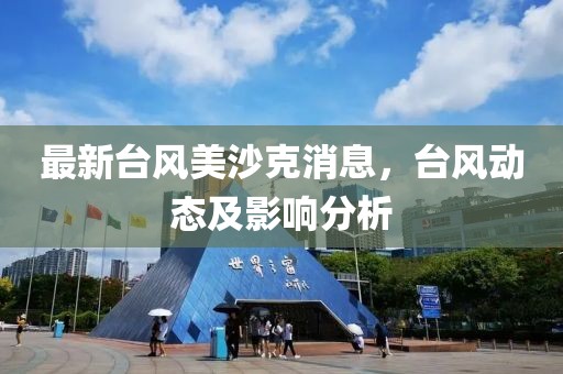 最新台风美沙克消息，台风动态及影响分析