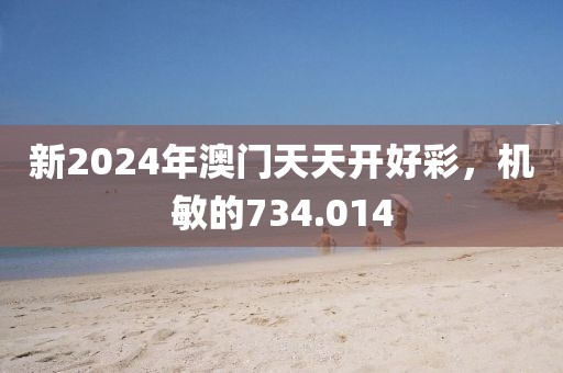 新2024年澳门天天开好彩，机敏的734.014