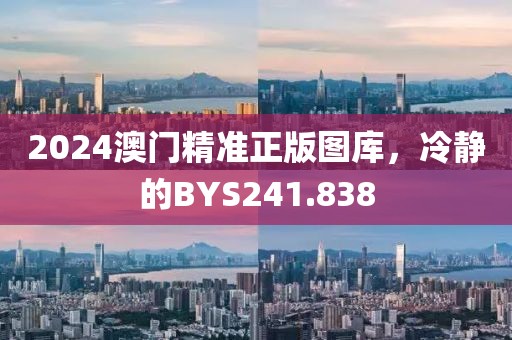2024澳门精准正版图库，冷静的BYS241.838