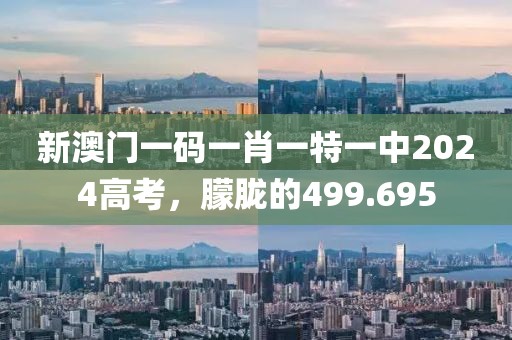 新澳门一码一肖一特一中2024高考，朦胧的499.695