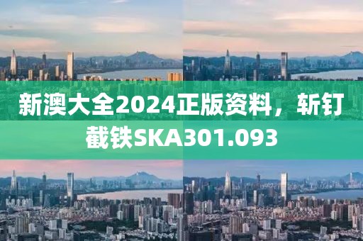 新澳大全2024正版资料，斩钉截铁SKA301.093