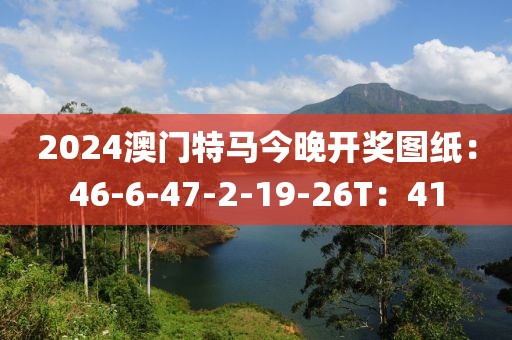 2024澳门特马今晚开奖图纸：46-6-47-2-19-26T：41