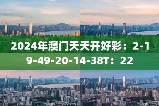 2024年澳门天天开好彩：2-19-49-20-14-38T：22
