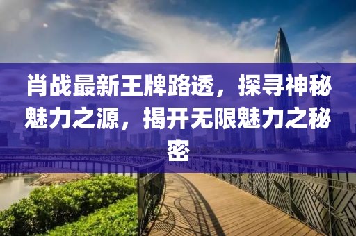 肖战最新王牌路透，探寻神秘魅力之源，揭开无限魅力之秘密