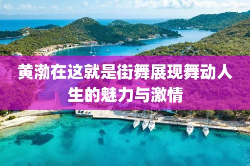黄渤在这就是街舞展现舞动人生的魅力与激情