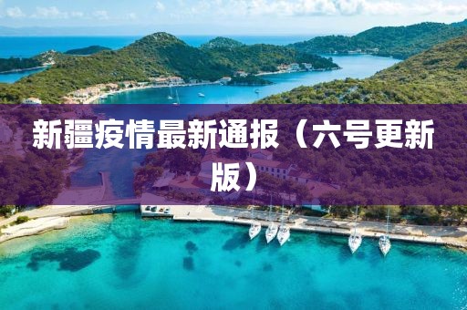 新疆疫情最新通报（六号更新版）