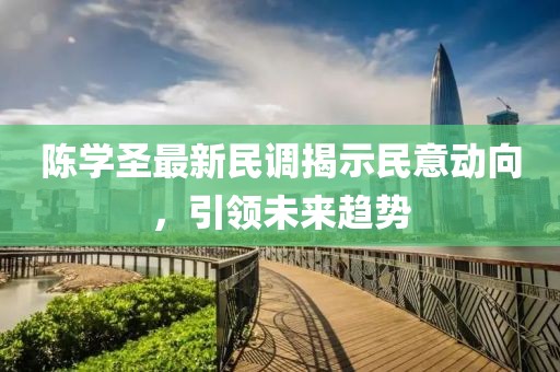 陈学圣最新民调揭示民意动向，引领未来趋势