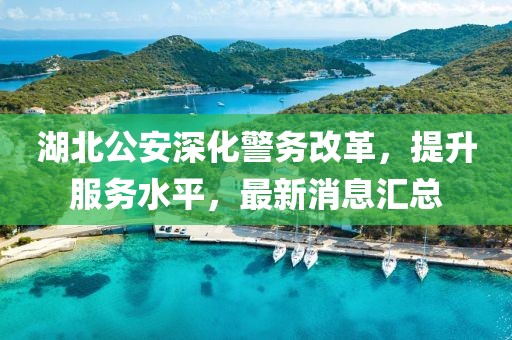 湖北公安深化警务改革，提升服务水平，最新消息汇总