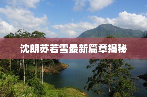 沈朗苏若雪最新篇章揭秘