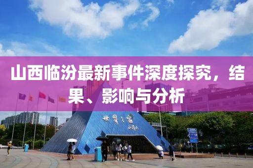 山西临汾最新事件深度探究，结果、影响与分析