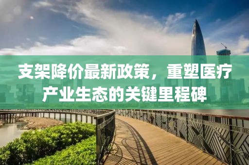 支架降价最新政策，重塑医疗产业生态的关键里程碑