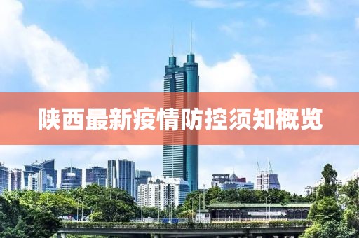 陕西最新疫情防控须知概览