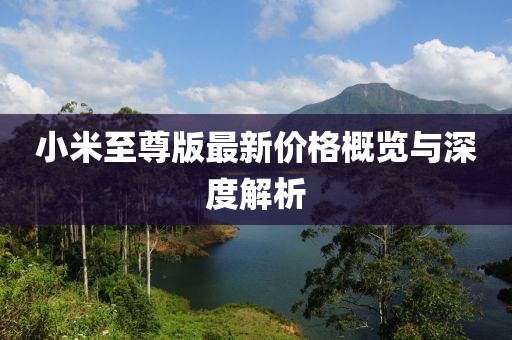 小米至尊版最新价格概览与深度解析