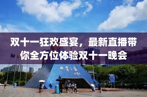 双十一狂欢盛宴，最新直播带你全方位体验双十一晚会