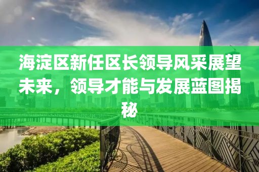 海淀区新任区长领导风采展望未来，领导才能与发展蓝图揭秘