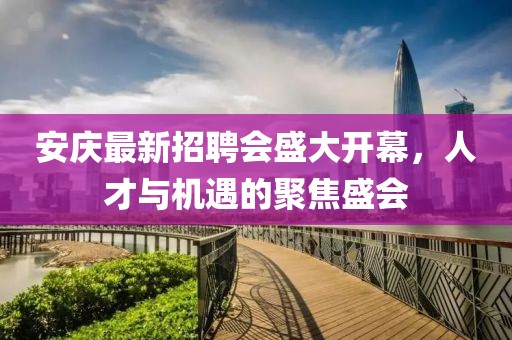 安庆最新招聘会盛大开幕，人才与机遇的聚焦盛会