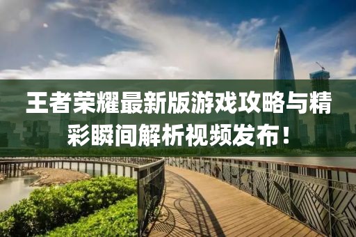王者荣耀最新版游戏攻略与精彩瞬间解析视频发布！