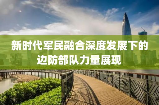 新时代军民融合深度发展下的边防部队力量展现