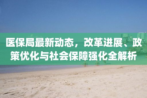 医保局最新动态，改革进展、政策优化与社会保障强化全解析