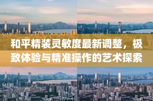 和平精装灵敏度最新调整，极致体验与精准操作的艺术探索