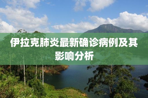 伊拉克肺炎最新确诊病例及其影响分析