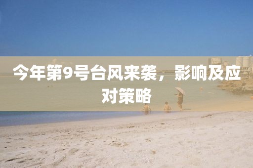 今年第9号台风来袭，影响及应对策略