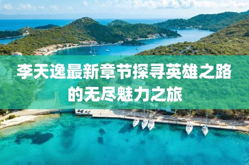 李天逸最新章节探寻英雄之路的无尽魅力之旅