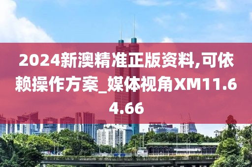 2024新澳精准正版资料,可依赖操作方案_媒体视角XM11.64.66