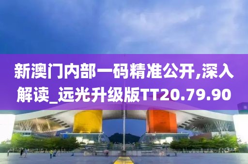 新澳门内部一码精准公开,深入解读_远光升级版TT20.79.90