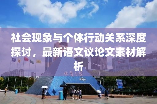 社会现象与个体行动关系深度探讨，最新语文议论文素材解析